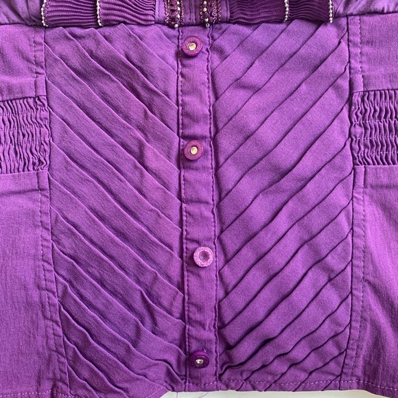 Purple Halter Top - Picture 3 of 4